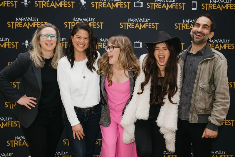 Creators on the StreamFest red carpet