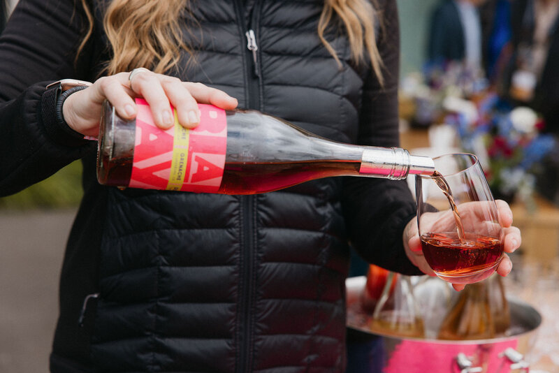 Wine tasting at StreamFest