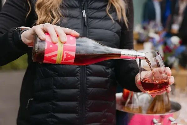 Wine tasting at StreamFest